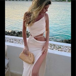 Summer dress, open back dress, cut-out dress